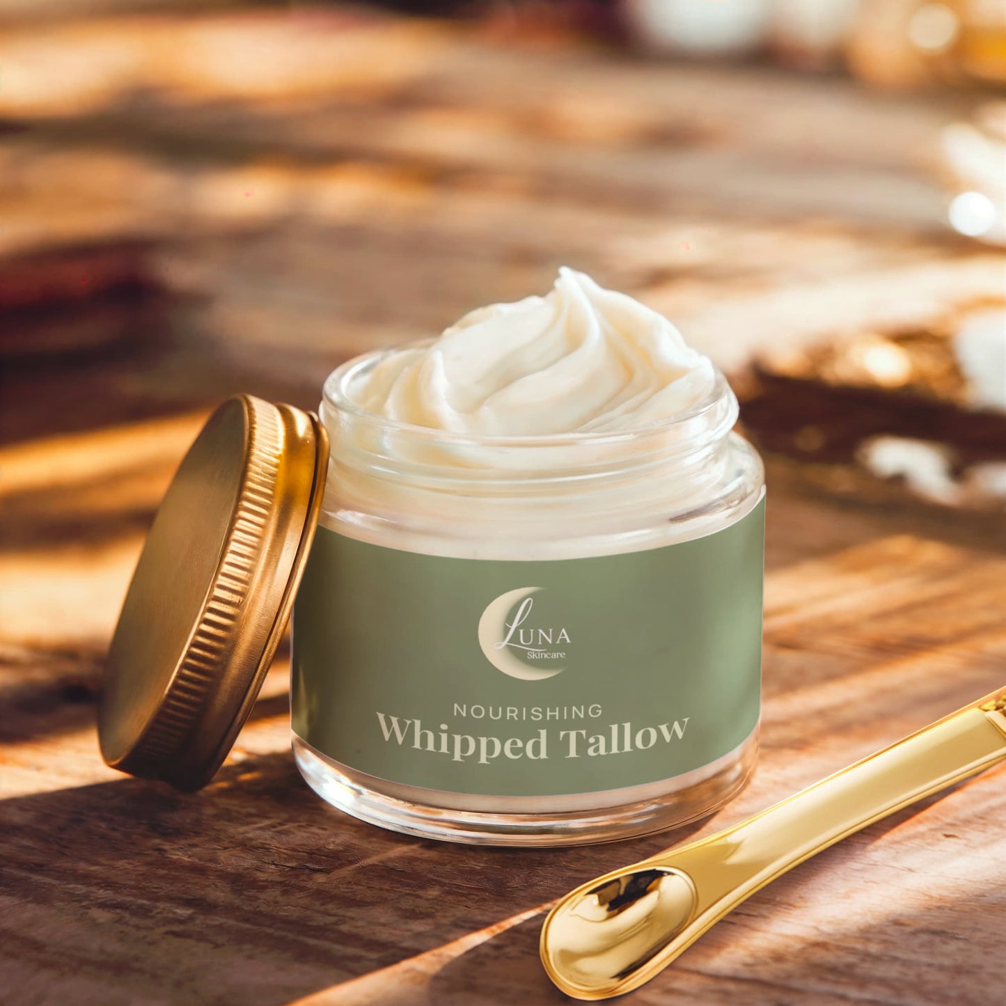 Whipped Grass-Fed Tallow Balm with Vanilla Bean