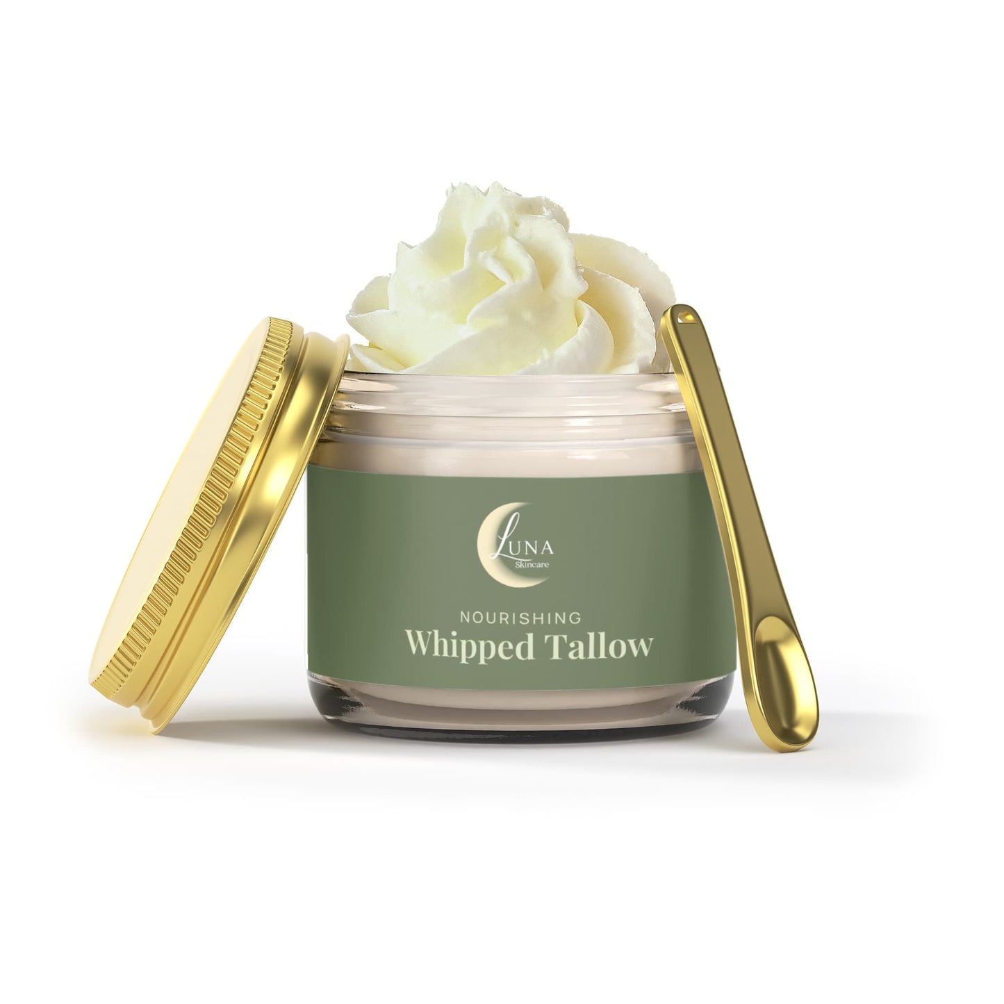 Whipped Grass-Fed Tallow Balm with Vanilla Bean