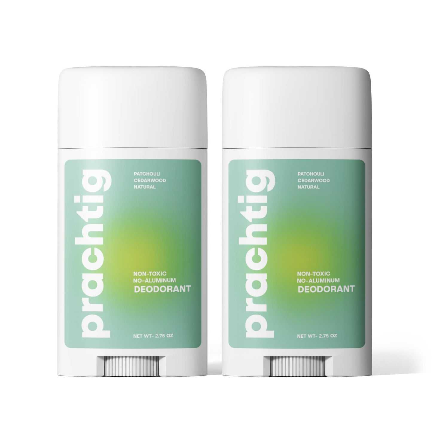 2 Pack Non-toxic Natural Deodorant, Aluminum-Free for Women