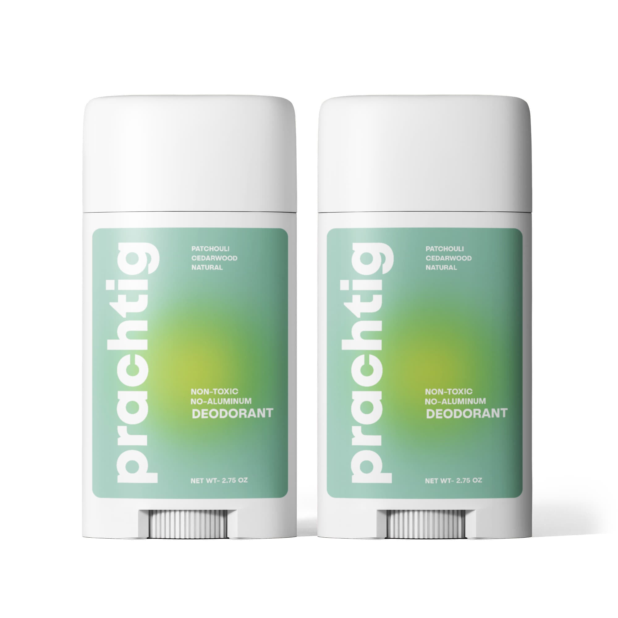 2 Pack Non-toxic Natural Deodorant, Aluminum-Free for Women