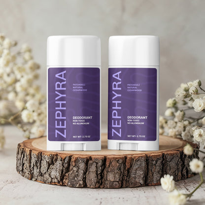 2 Pack Non-toxic Natural Deodorant, Aluminum-Free for Women