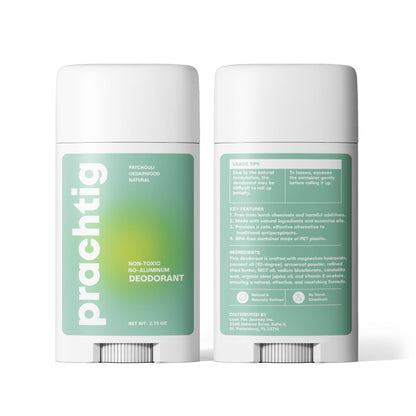 2 Pack Non-toxic Natural Deodorant, Aluminum-Free for Women