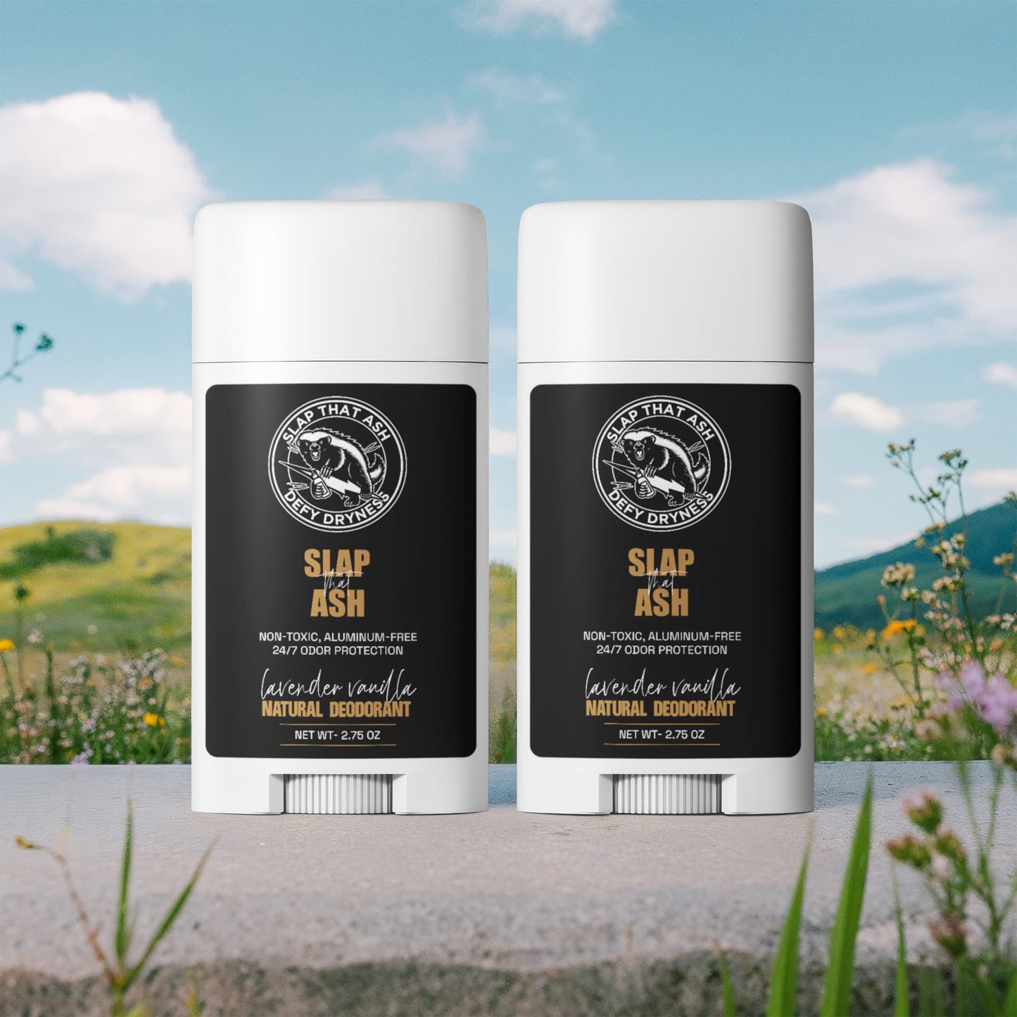 2 Pack Non-toxic Natural Deodorant, Aluminum-Free for Women (maga private)