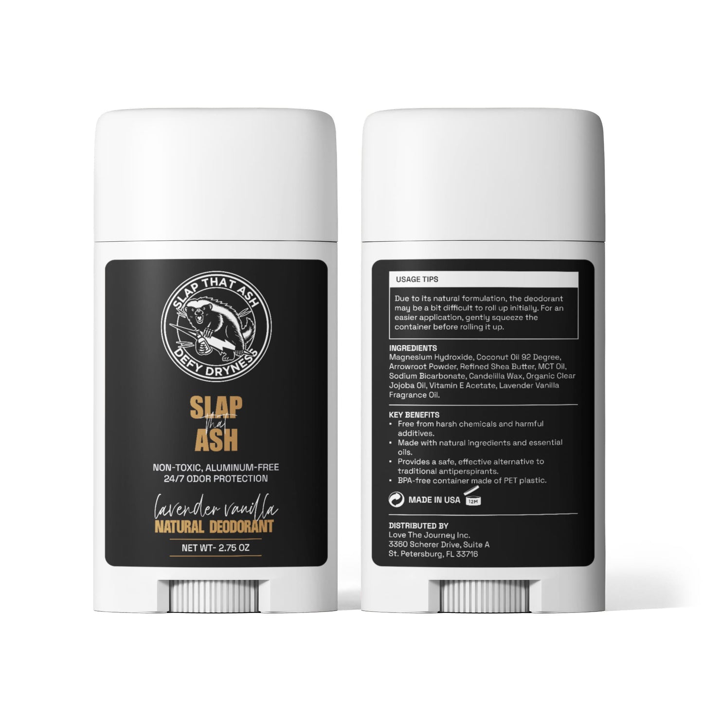 2 Pack Non-toxic Natural Deodorant, Aluminum-Free for Women (maga private)