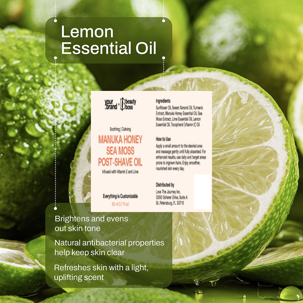 Manuka Honey Sea Moss Post-Shave Oil