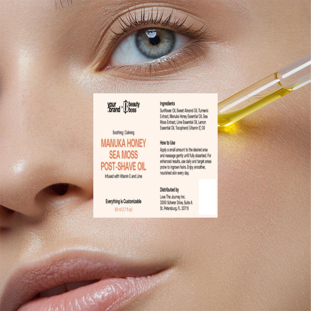 Manuka Honey Sea Moss Post-Shave Oil