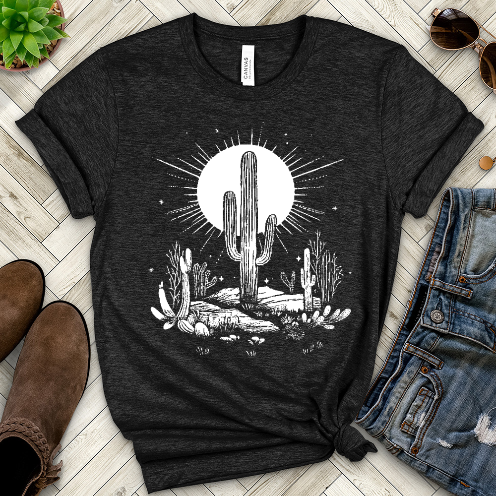 Desert Life Cactus Heathered Tee