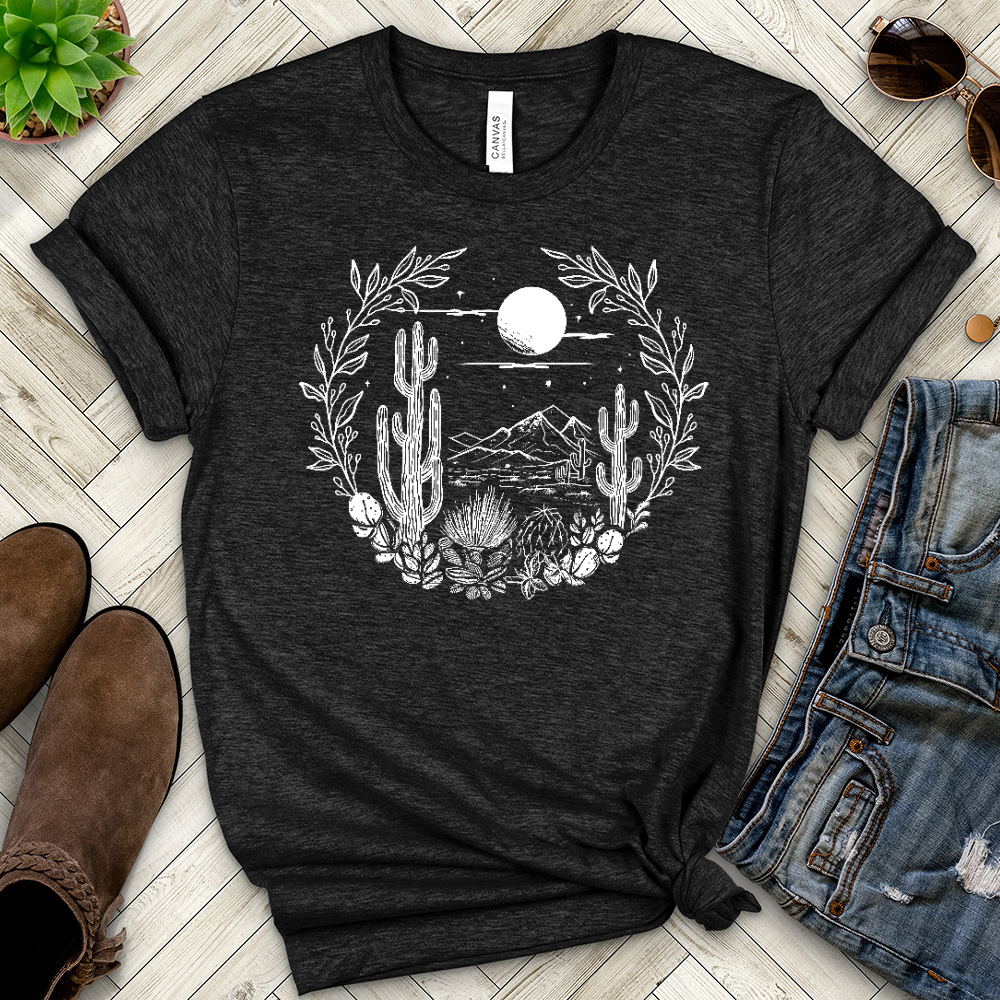 Cactus Heathered Tee