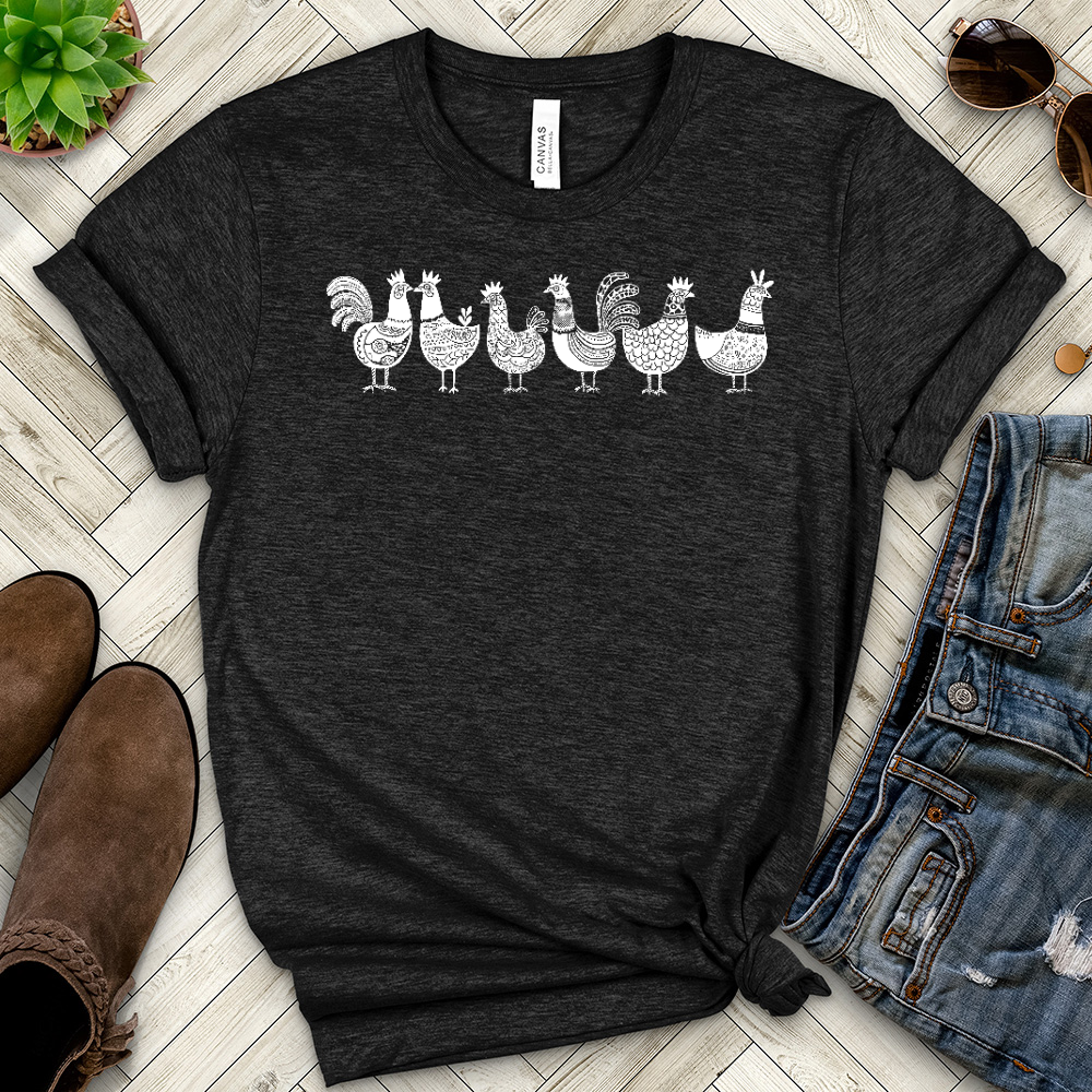 Chickens Heathered Tee