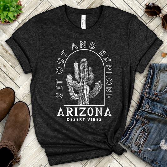 Get Out and Explore Heathered Tee