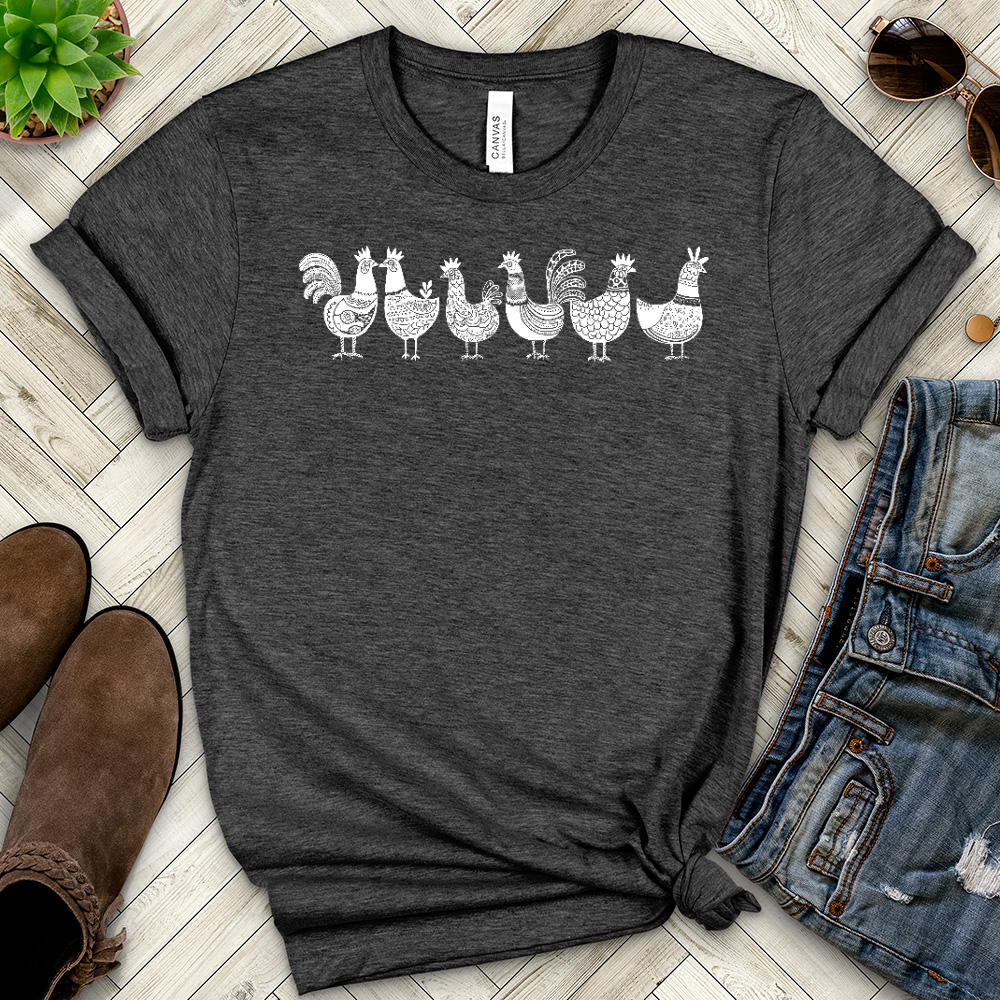 Chickens Heathered Tee