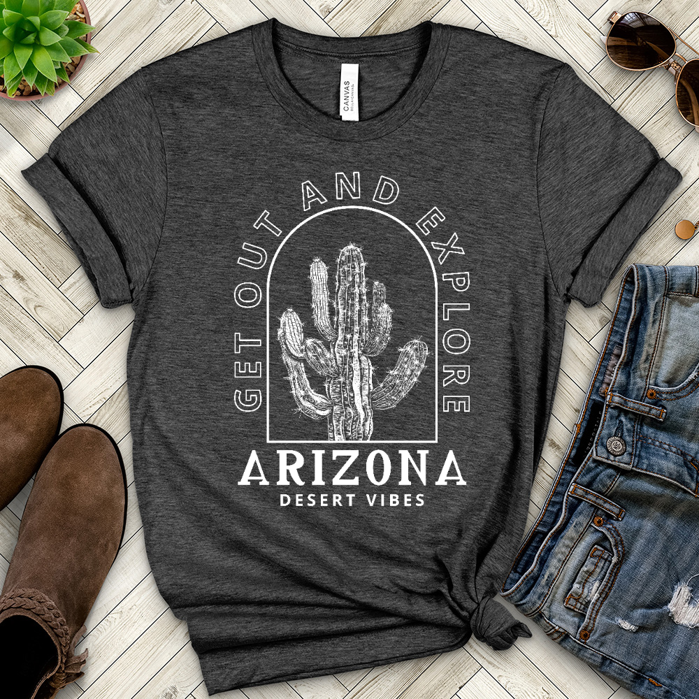 Get Out and Explore Heathered Tee