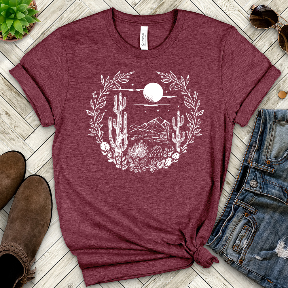 Cactus Heathered Tee