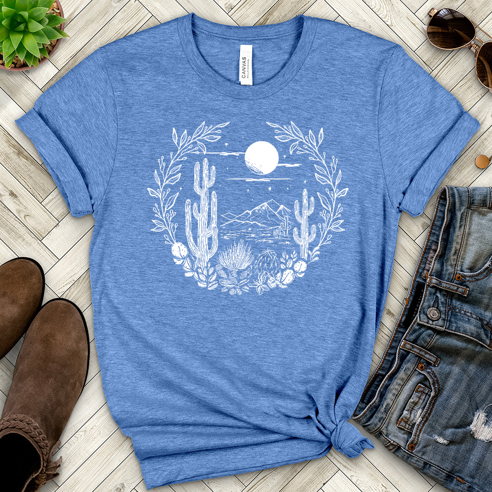 Cactus Heathered Tee