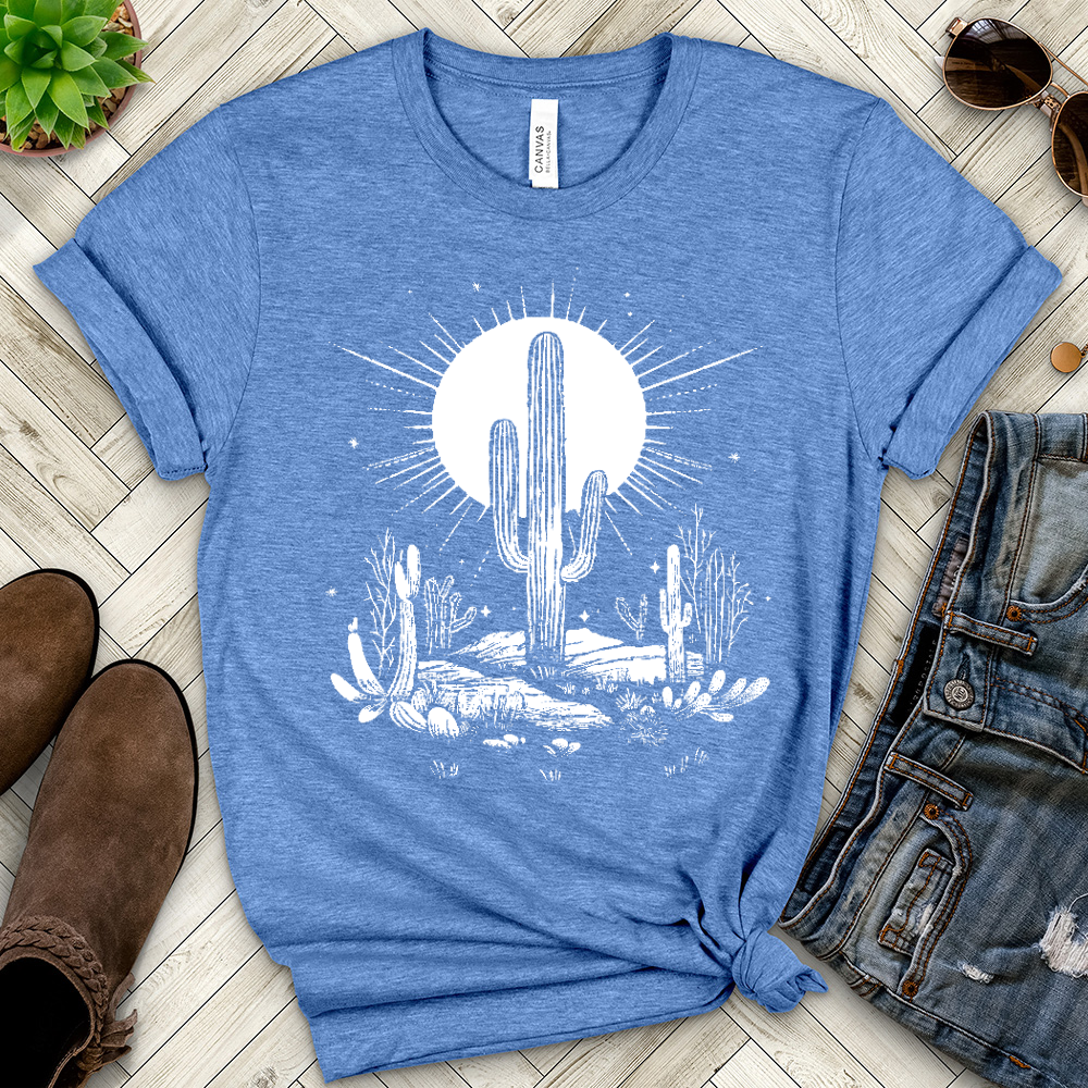 Desert Life Cactus Heathered Tee