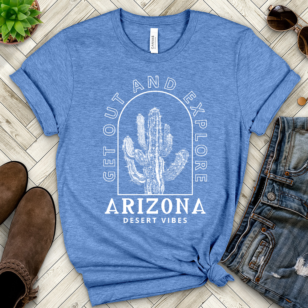 Get Out and Explore Heathered Tee