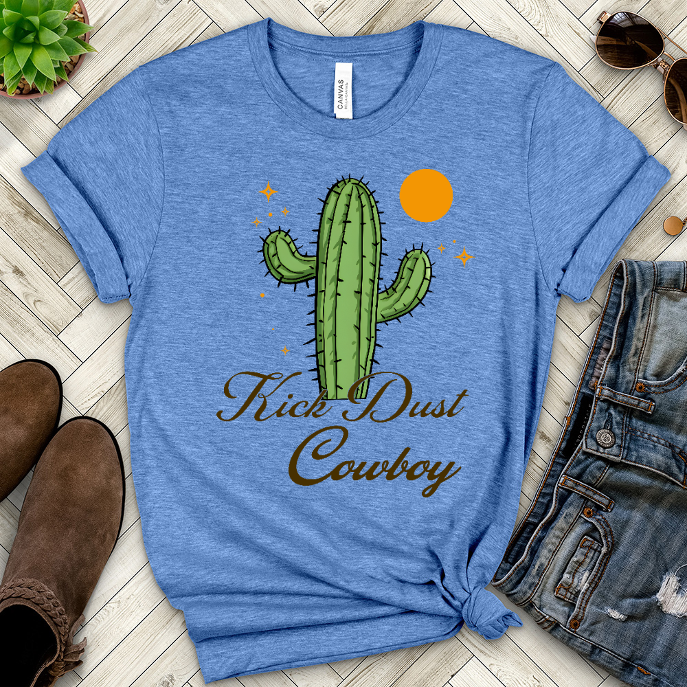 Kick Dust Cowboy Heathered Tee