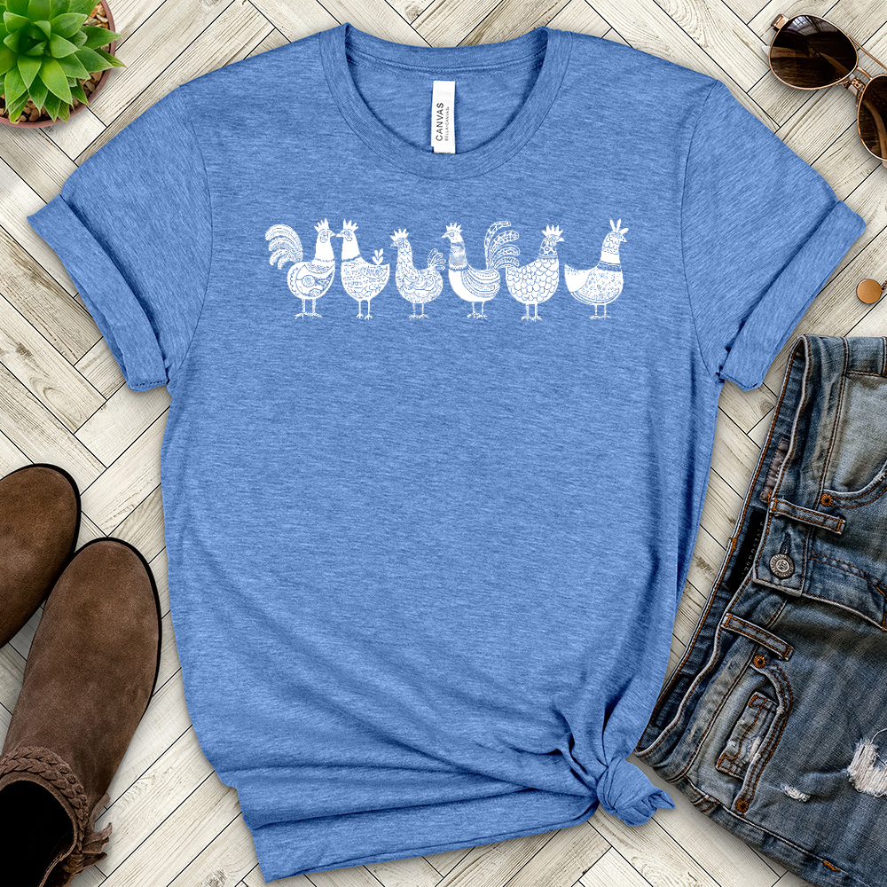 Chickens Heathered Tee