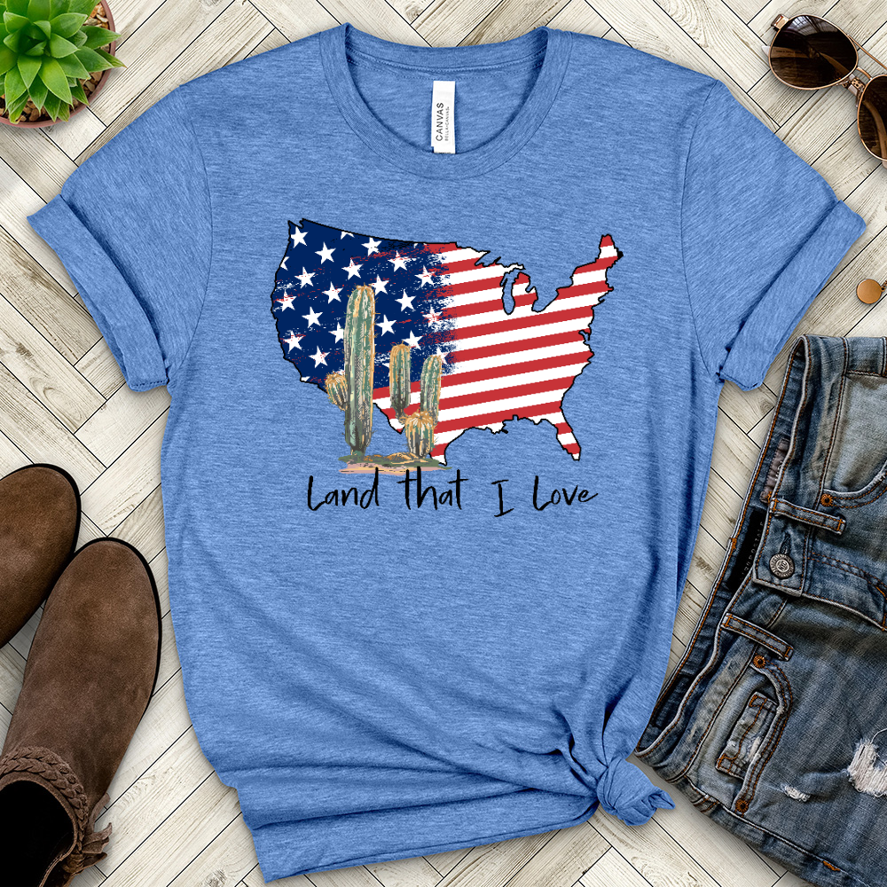 Land that I Love Heathered Tee