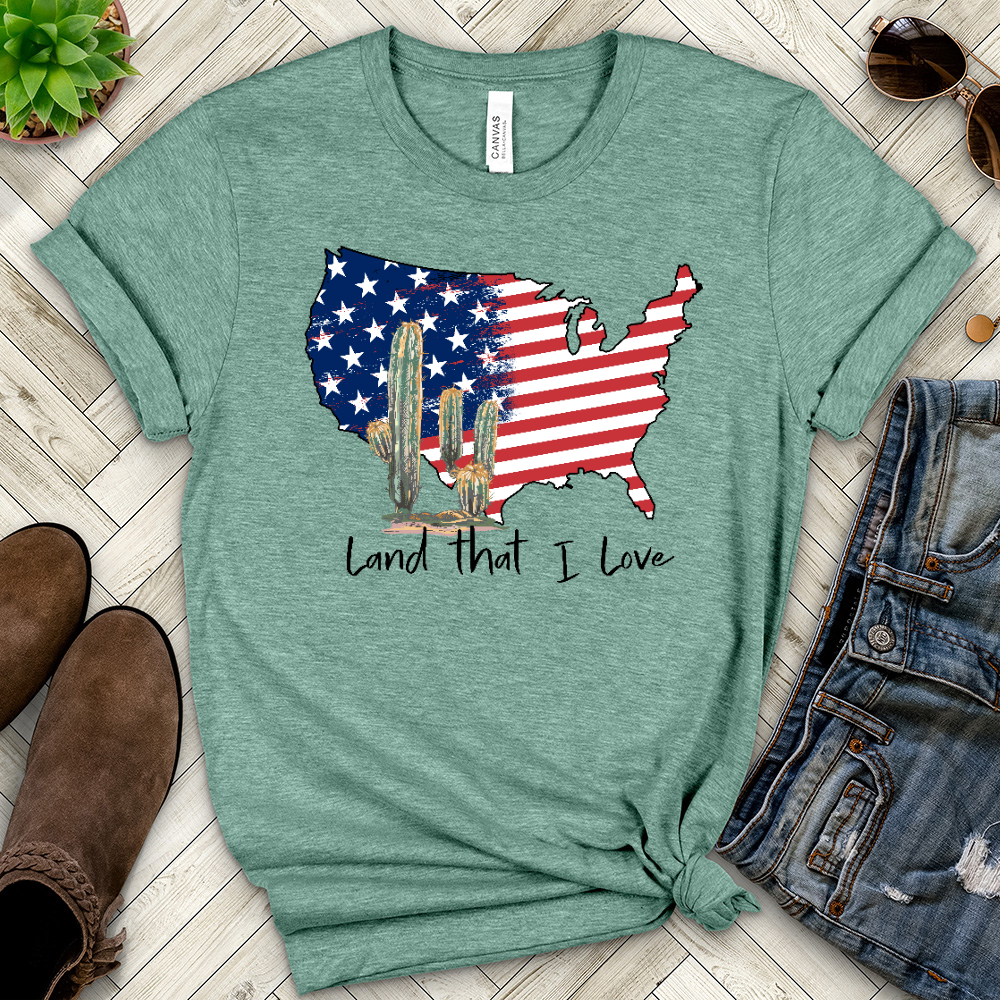Land that I Love Heathered Tee