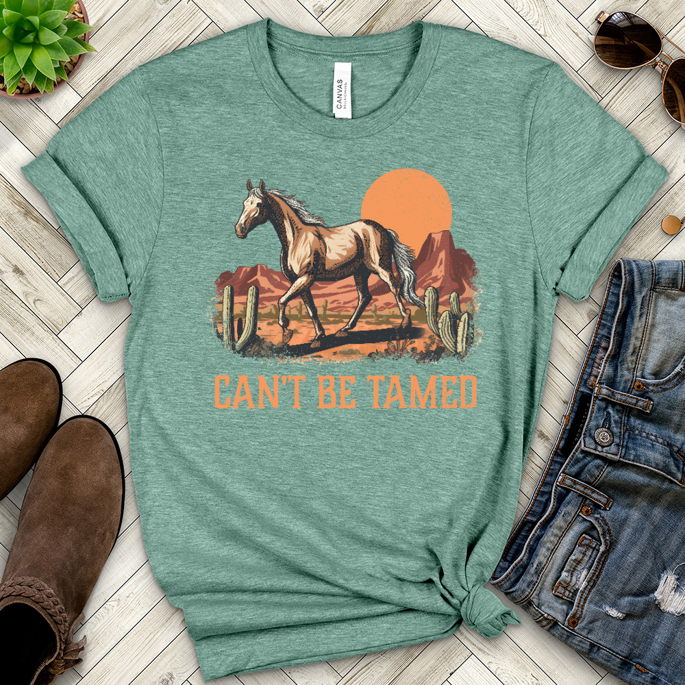 Can't Be Tamed Heathered Tee