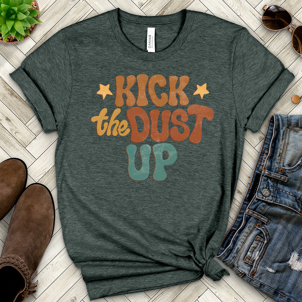 Kick the Dust Up Heathered Tee