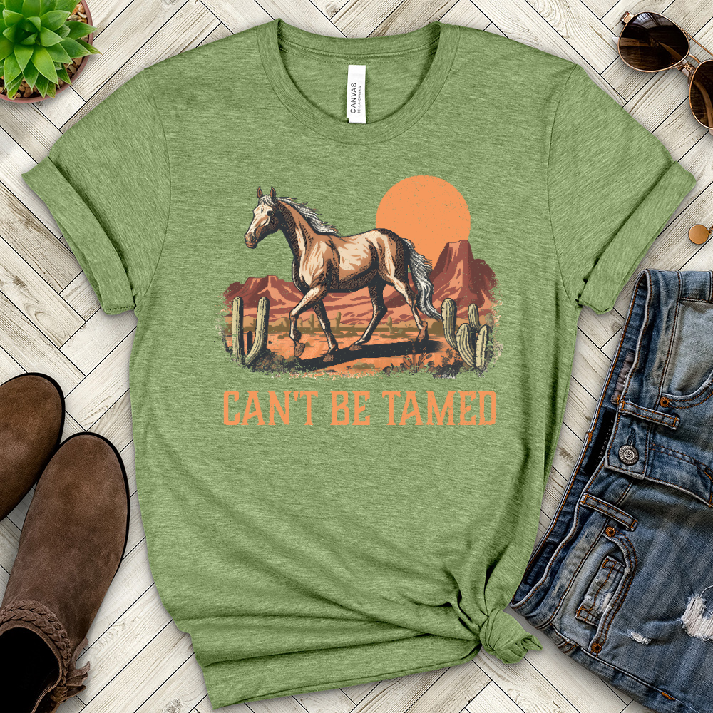 Can't Be Tamed Heathered Tee