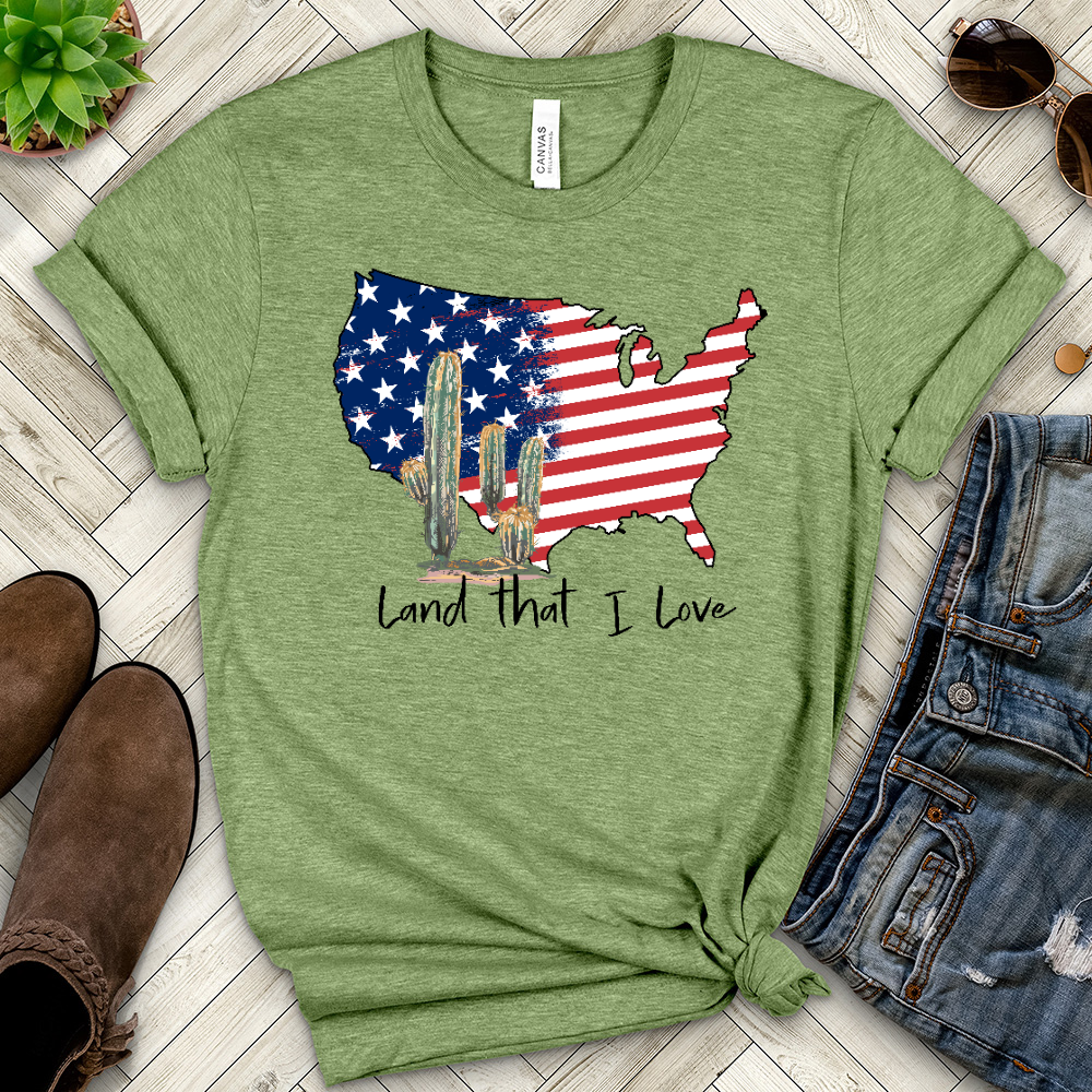 Land that I Love Heathered Tee