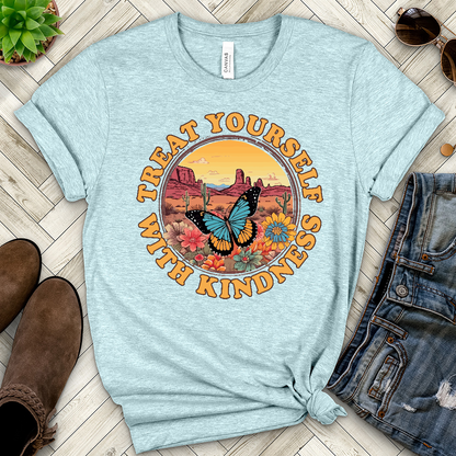 Treat Yourself With Kindness Heathered Tee
