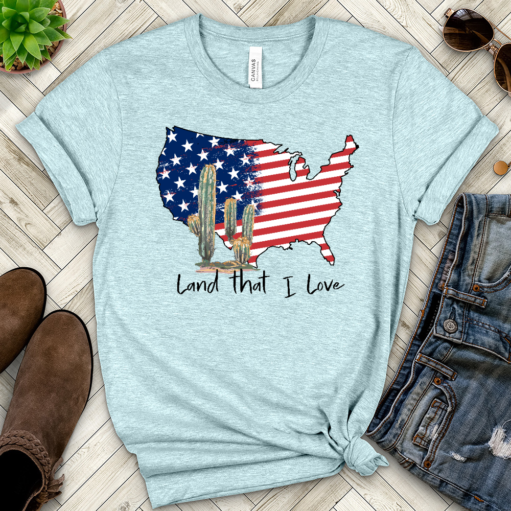 Land that I Love Heathered Tee
