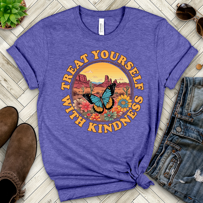 Treat Yourself With Kindness Heathered Tee