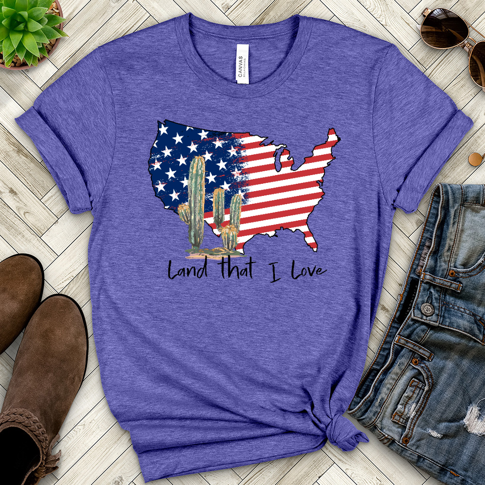 Land that I Love Heathered Tee