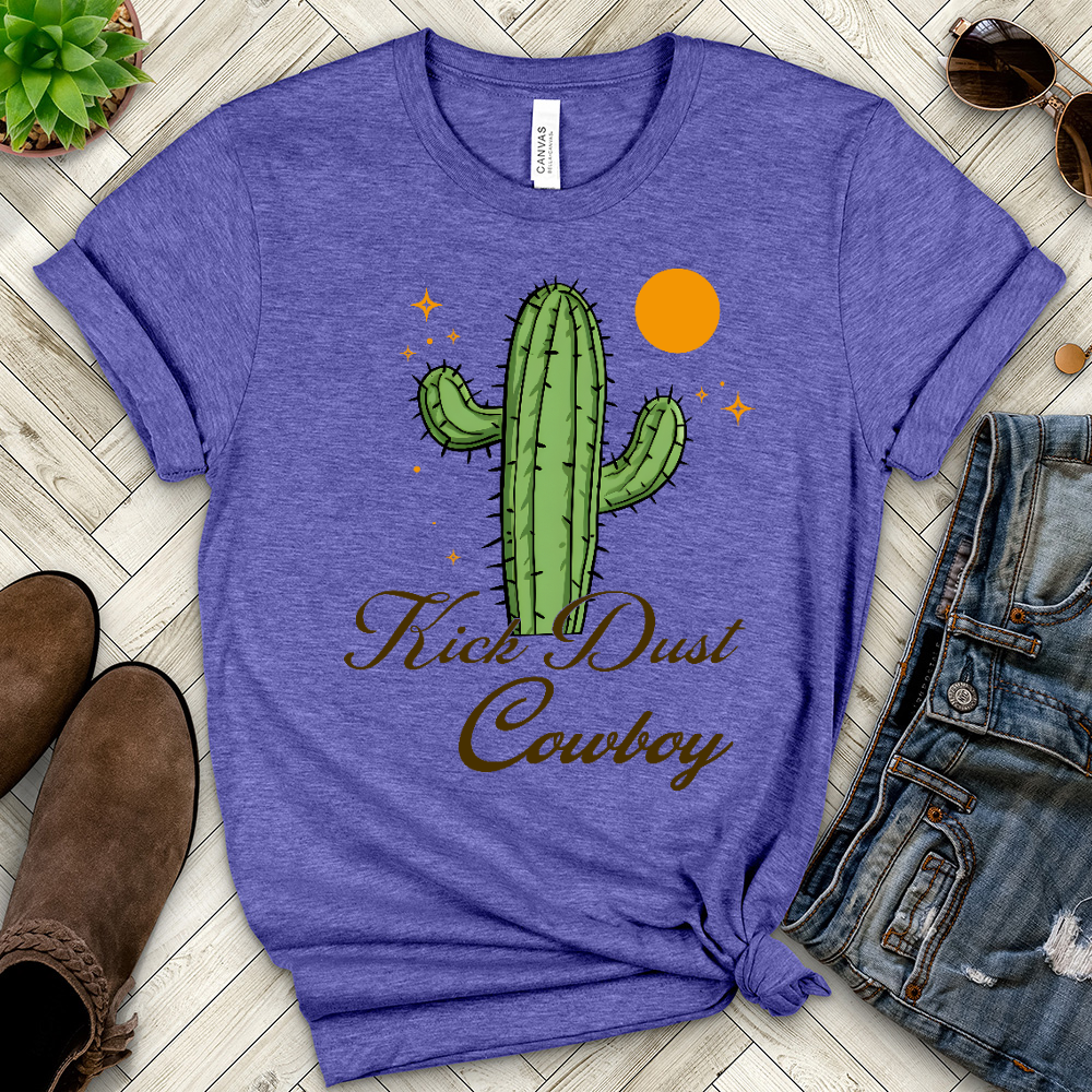 Kick Dust Cowboy Heathered Tee