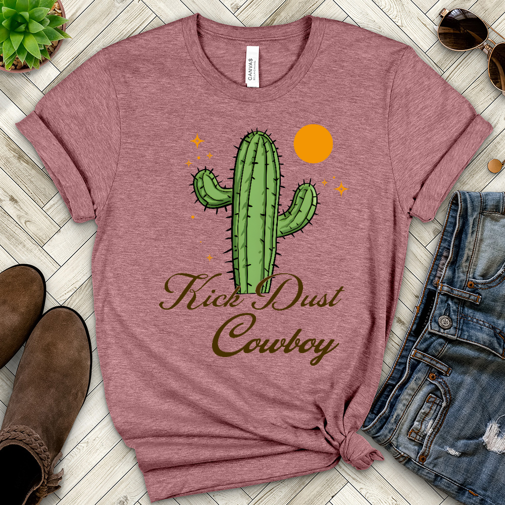 Kick Dust Cowboy Heathered Tee