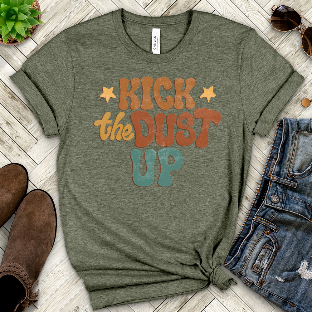 Kick the Dust Up Heathered Tee