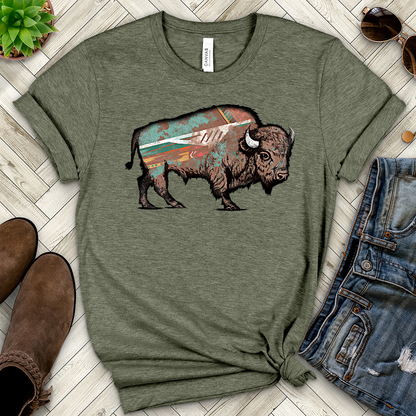 Buffalo Aztek Heathered Tee