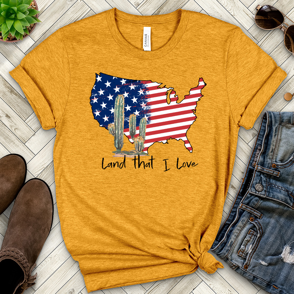 Land that I Love Heathered Tee