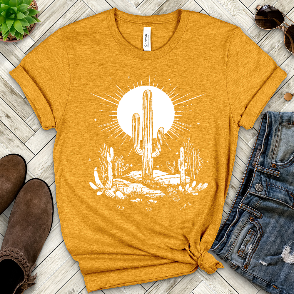 Desert Life Cactus Heathered Tee