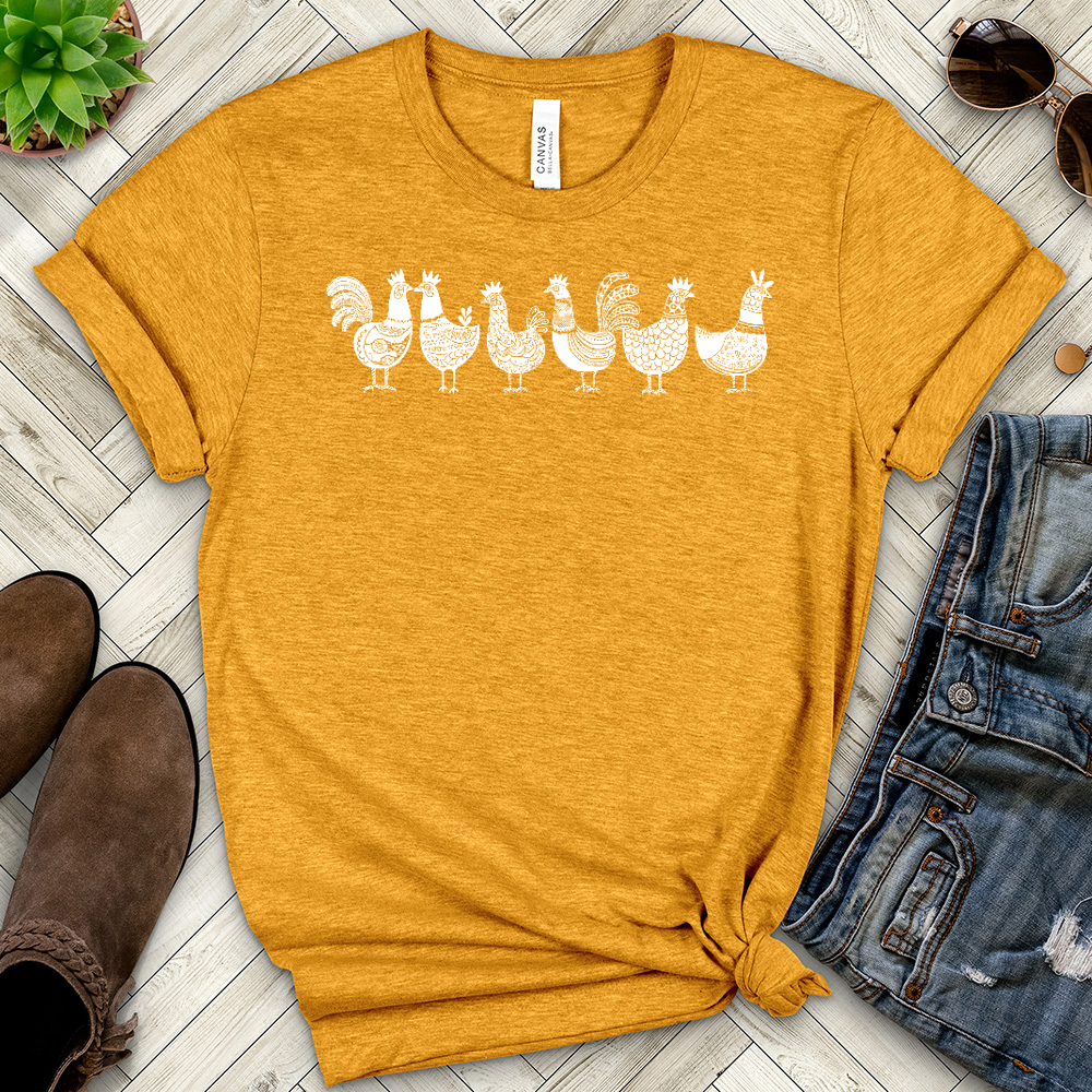 Chickens Heathered Tee
