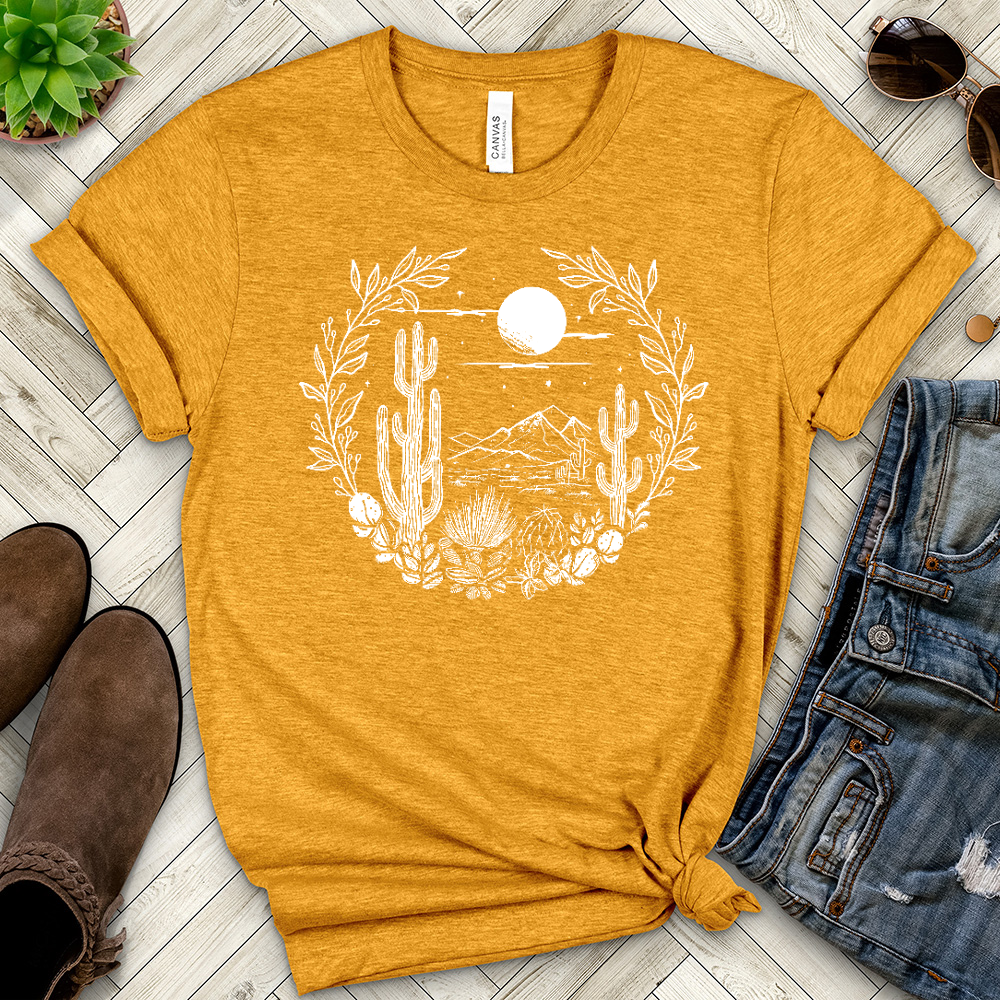 Cactus Heathered Tee