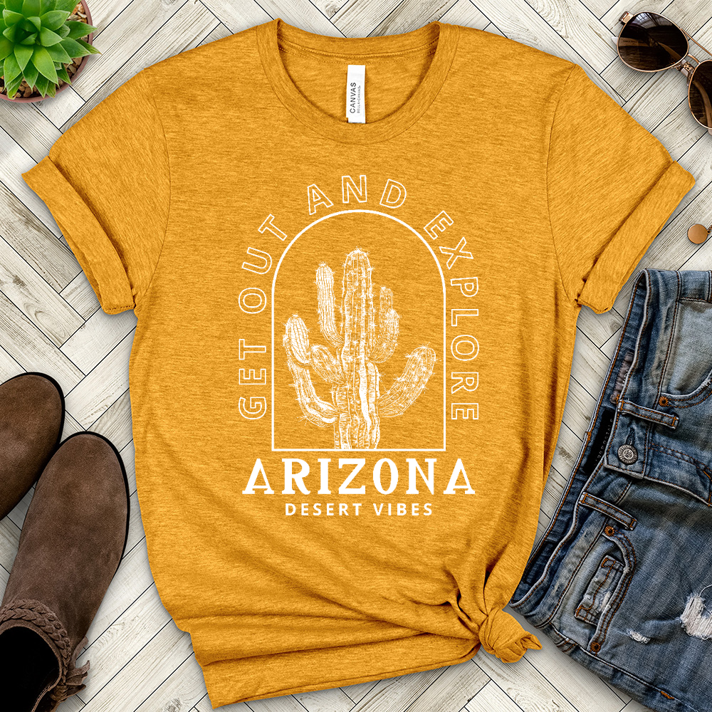 Get Out and Explore Heathered Tee