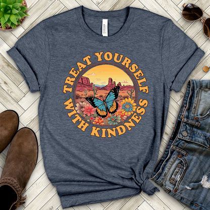 Treat Yourself With Kindness Heathered Tee