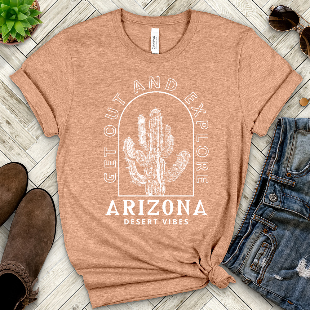 Get Out and Explore Heathered Tee