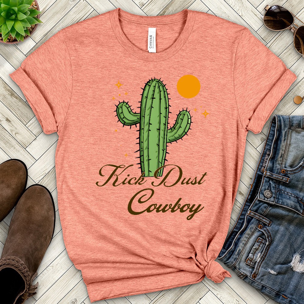 Kick Dust Cowboy Heathered Tee