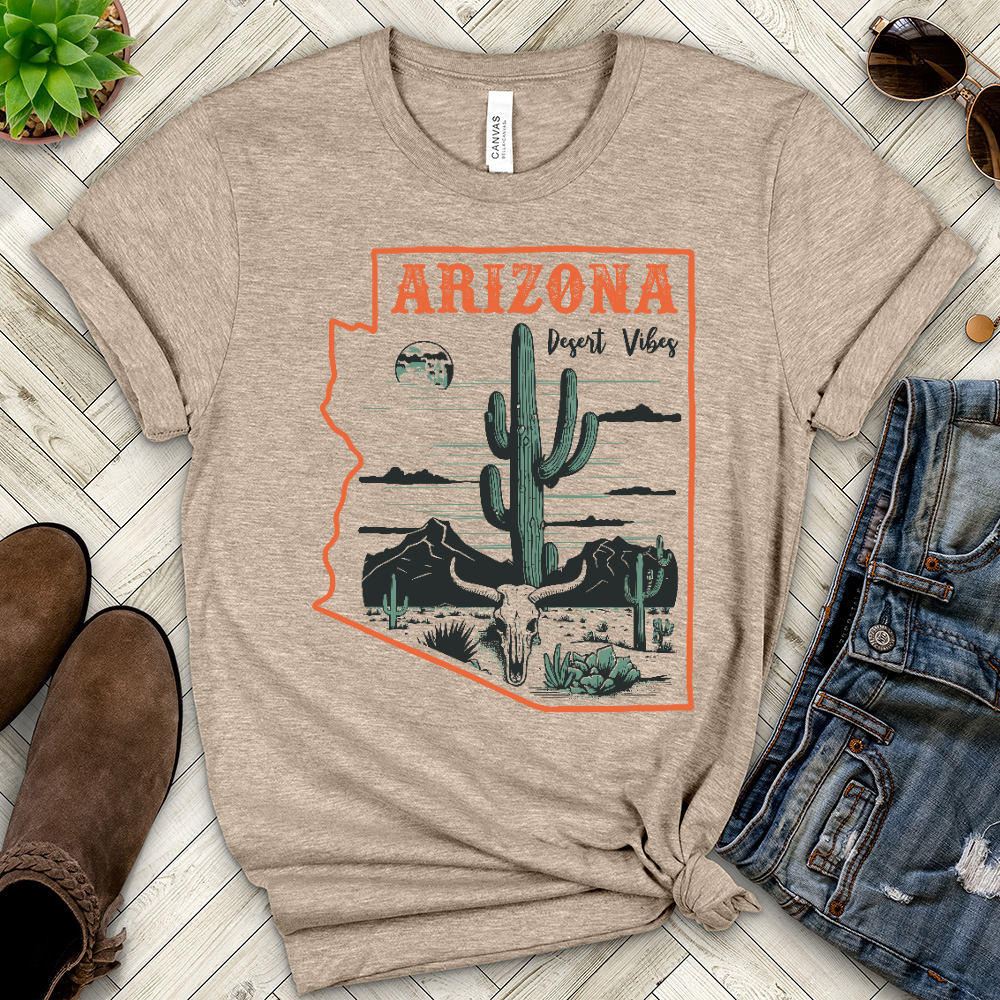 Arizona Desert Heathered Tee