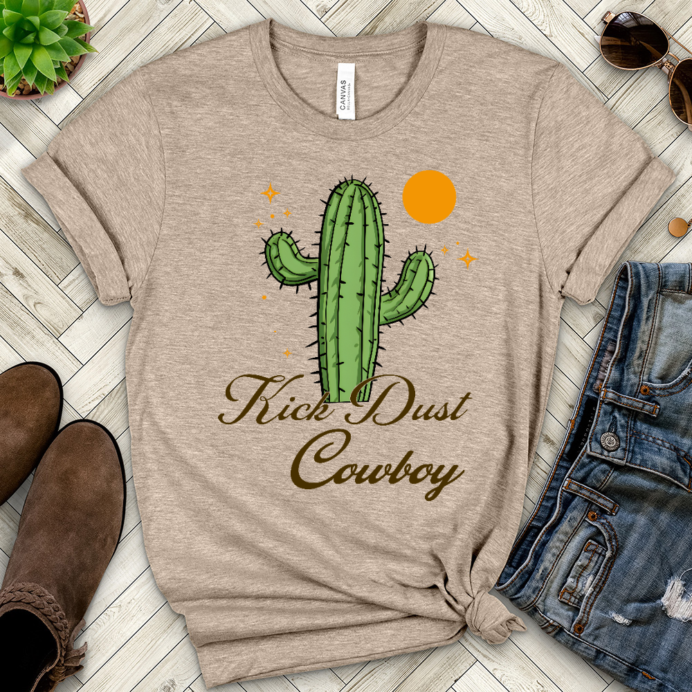Kick Dust Cowboy Heathered Tee